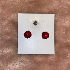 Kate Spade Red Studs